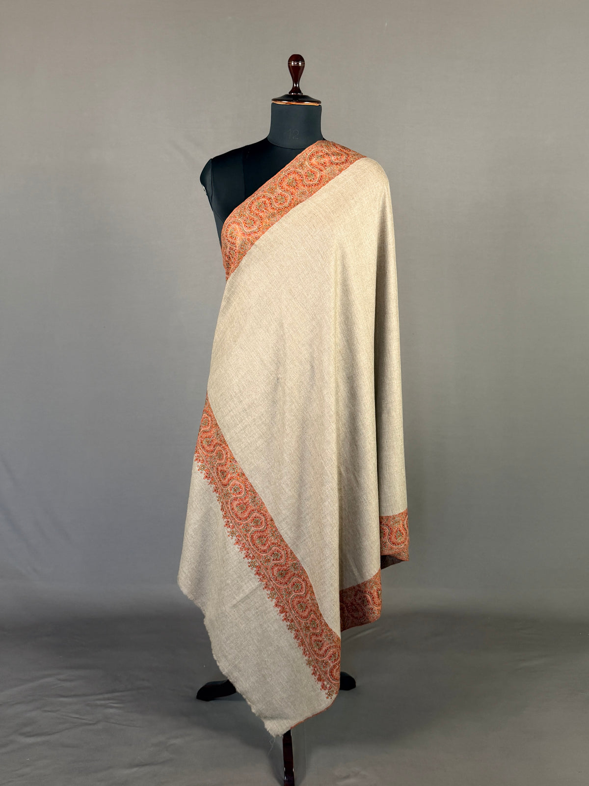 Pashmina Women's Handloom Sozni Shawl