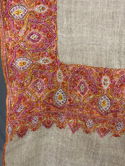 Pashmina Women's Handloom Sozni Shawl