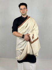 Pashmina Men's Handloom Sozni Shawl