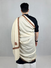 Pashmina Men's Handloom Sozni Shawl