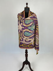 Pashmina Handloom Kashmiri Kalamkari Shawl