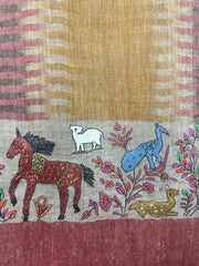 Pashmina Handloom Sozni Stole
