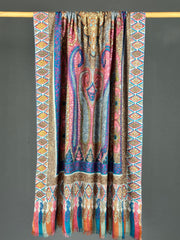 Pashmina Handloom Kashmiri Kalamkari Shawl