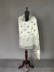 Pashmina Women's Handloom Sozni Shawl