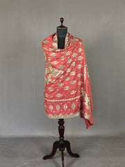 Pashmina Handloom Paper Mache'-Tilla Shawl