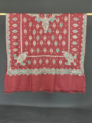 Pashmina Handloom Paper Mache'-Tilla Shawl