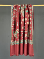 Pashmina Handloom Paper Mache'-Tilla Shawl