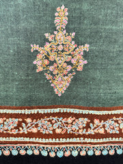 Pashmina Women's Handloom Sozni Shawl