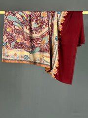Pashmina Handloom Kalamkari Shawl