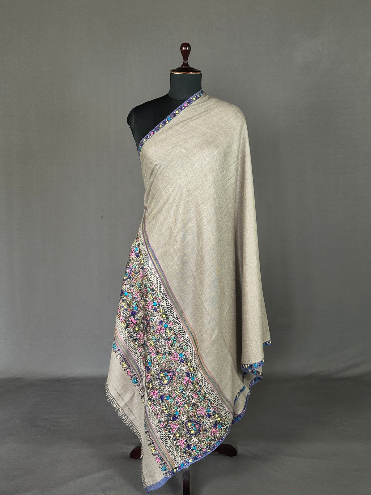 Pashmina Unisex Handloom Kalamkari Shawl