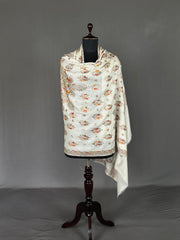 Pashmina Handloom Paper Mache'-Tilla Shawl
