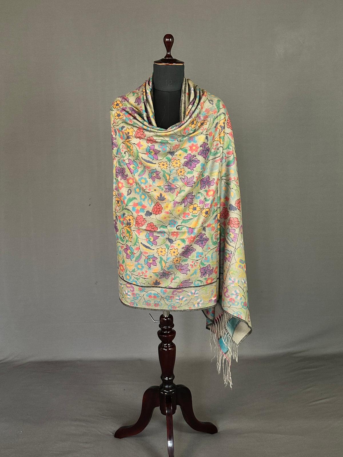 Pashmina Women's Handloom Kani Shawl