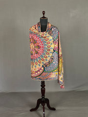 Pashmina Handloom Kashmiri Kalamkari Shawl