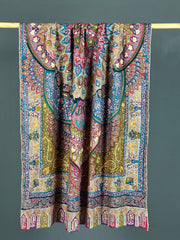 Pashmina Handloom Kashmiri Kalamkari Shawl
