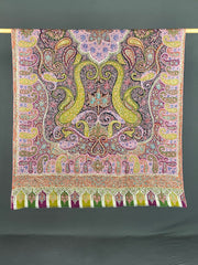 Pashmina Handloom Kashmiri Kalamkari Shawl