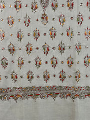 Pashmina Handloom Paper Mache'-Tilla Shawl