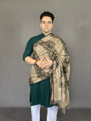 Pashmina Men's Handloom Kani Shawl