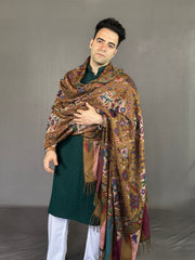 Pashmina Men's Handloom Kani Shawl