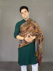 Pashmina Men's Handloom Kani Shawl
