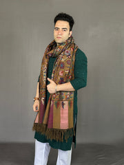Pashmina Men's Handloom Kani Shawl