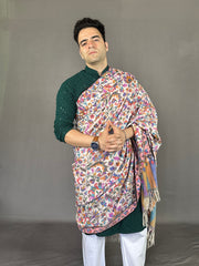 Pashmina Men's Handloom Kani Shawl