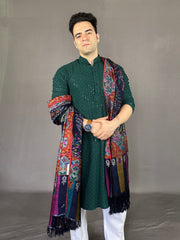 Pashmina Men's Handloom Kani Shawl