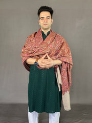 Pashmina Men's Handloom Sozni Shawl