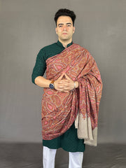 Pashmina Men's Handloom Sozni Shawl