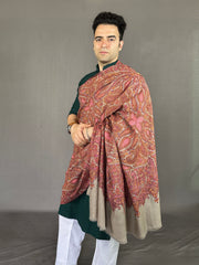 Pashmina Men's Handloom Sozni Shawl