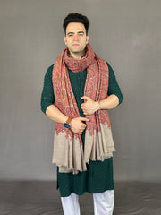 Pashmina Men's Handloom Sozni Shawl