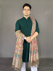 Pashmina Men's Handloom Kani Shawl