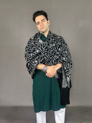 Pashmina Men's Handloom Sozni Shawl