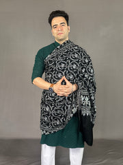 Pashmina Men's Handloom Sozni Shawl