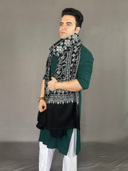 Pashmina Men's Handloom Sozni Shawl
