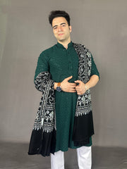 Pashmina Men's Handloom Sozni Shawl