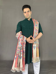 Pashmina Men's Handloom Kani Shawl