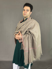 Pashmina Men's Handloom Sozni Shawl