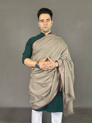 Pashmina Men's Handloom Sozni Shawl