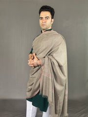 Pashmina Men's Handloom Sozni Shawl