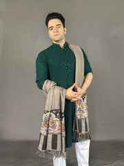 Pashmina Men's Handloom Kani Shawl