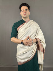 Pashmina Men's Handloom Sozni Shawl