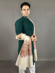 Pashmina Men's Handloom Sozni Shawl
