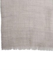 Pashmina Handloom Solid Shawl - Natural